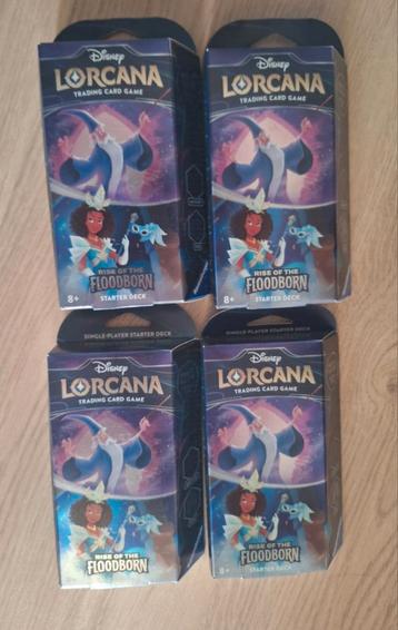 Disney lorcana rise of the floodborn starter deck 4x  beschikbaar voor biedingen