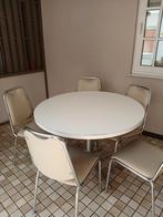 Ronde tafel en stoelen, Huis en Inrichting, Ophalen, Gebruikt