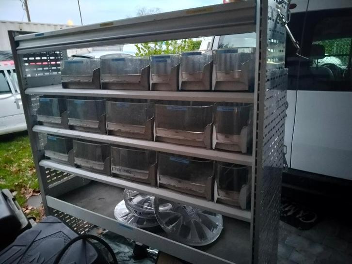 ARMOIRE MÉTALLIQUE PRO POUR VÉHICULE UTILITAIRE AVEC 15 BACS, Autos : Pièces & Accessoires, Habitacle & Garnissage, Utilisé, Enlèvement