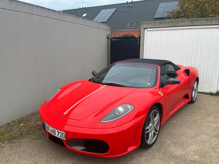 FERRARI F430 SPYDER 2008 4.3i 94.000km / FUL HISTORY, Auto's, Ferrari, Bedrijf, F430, Benzine, Cabriolet, Zwart, Ophalen