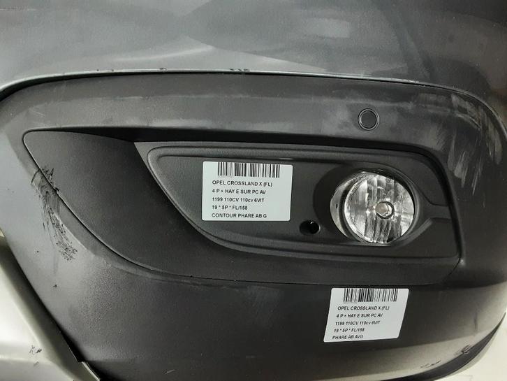 MISTLAMPKAPJE LINKS Opel Crossland / Crossland X (01-2017/-), Auto-onderdelen, Carrosserie, Opel, Links, Gebruikt