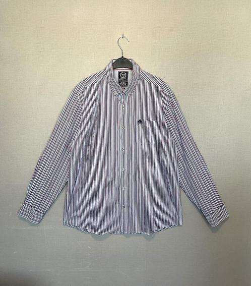 Wit / Blauw / Rood gestreept hemd van State of Art (XXL), Kleding | Heren, Overhemden, Zo goed als nieuw, Halswijdte 43/44 (XL)