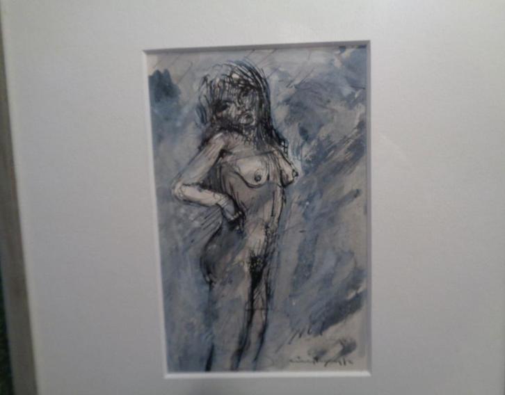 kunstwerkje, Antiek en Kunst, Kunst | Schilderijen | Abstract, Ophalen of Verzenden