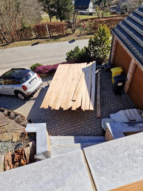 Nieuwe lange eikenhouten planken XXL, Doe-het-zelf en Bouw, Hout en Planken, Nieuw, Plank, Eiken, 300 cm of meer, 25 tot 50 mm