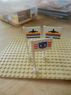 LEGO CITY -  3 VLAGGEN, Ophalen of Verzenden, Gebruikt, Losse stenen, Lego