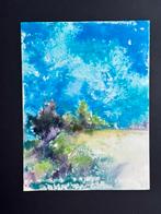 Eugene Eèchaut (1928-2019)- 10 artworks, abstract landscape, Ophalen of Verzenden