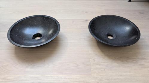 Waskommen natuursteen, Huis en Inrichting, Badkamer | Badkamermeubels, Gebruikt, Overige typen, Minder dan 100 cm, Minder dan 50 cm