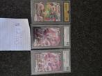 pokemonkaarten 3 stuks grade 10, Ophalen of Verzenden, Zo goed als nieuw, Losse kaart