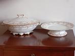 Gorgeous Limoges Floral Gold Trim Embossed Porcelain Tureen, Ophalen
