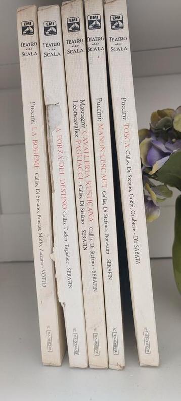 5 Vinyl boxen van Scala Milaan met Maria Callas beschikbaar voor biedingen