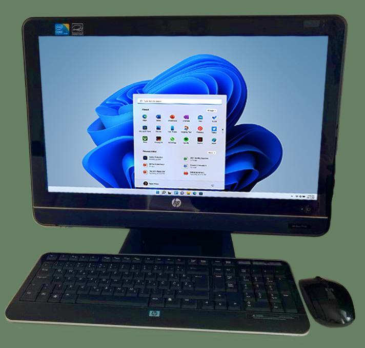 Computer HP all-in-one I5 met SSD, camera, wifi, Computers en Software, Desktop Pc's, SSD, Ophalen