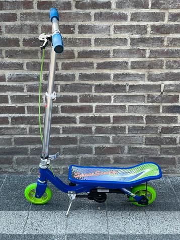 Stoere step Space Scooter X360 Junior Blauw/Groen (vanaf 4J)