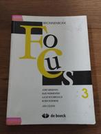 Focus 3 Bronnenboek, Boeken, ASO, De boeck, Nederlands, Ophalen