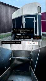 Van 1.5 WESCO, Dieren en Toebehoren, Paarden en Pony's | Trailers en Aanhangwagens, Ophalen, Gebruikt, Hout, 1½-paards trailer