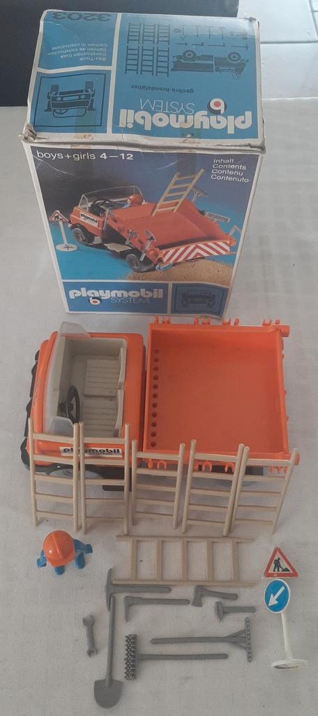 Vintage playmobil 3203 bouwtruck (1975), Kinderen en Baby's, Speelgoed | Playmobil, Ophalen of Verzenden