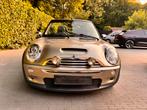 Mini Cooper S Cabriolet, Auto's, Mini, Zwart, Cabriolet, Beige, Leder