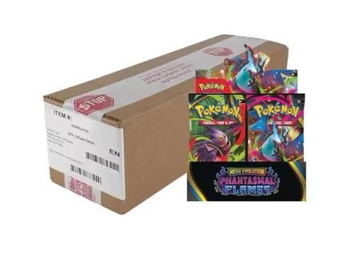Phantasmal Flames 6x Booster box case - Pokemon Kaarten, Hobby en Vrije tijd, Verzamelkaartspellen | Pokémon, Nieuw, Boosterbox