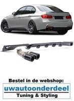 Diffuser+ Uitlaat sierstuk Geschikt voor Bmw 3 serie F30 F31, Verzenden