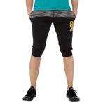 Heren korte broek zwart grijs L, Kleding | Heren, Broeken en Pantalons, Verzenden, Nieuw, Maat 52/54 (L), Zwart