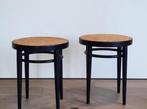2x vintage thonet tabouretten uit 1977, Huis en Inrichting, Krukjes, Ophalen, Gebruikt