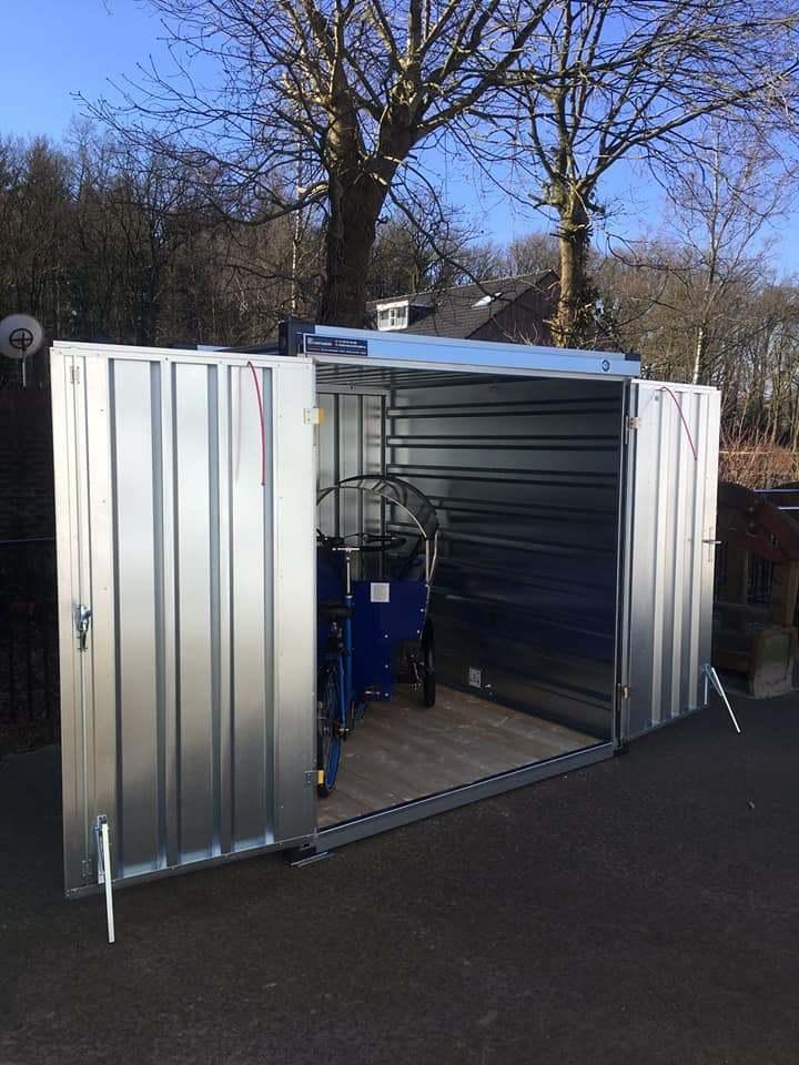 bakfiets/fiets/duo fiets/stalling/container/kovobel, Fietsen en Brommers, Fietsen | Bakfietsen, Nieuw, Overige merken, Goederen