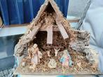 Kerststal groot met echte beeldjes, Diversen, Ophalen, Gebruikt