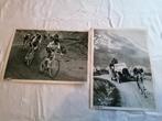 2 oude foto's wielrenners Nicolas Frantz - Tom Simpson, Verzamelen, Gebruikt, Foto, Ophalen of Verzenden, 1940 tot 1960