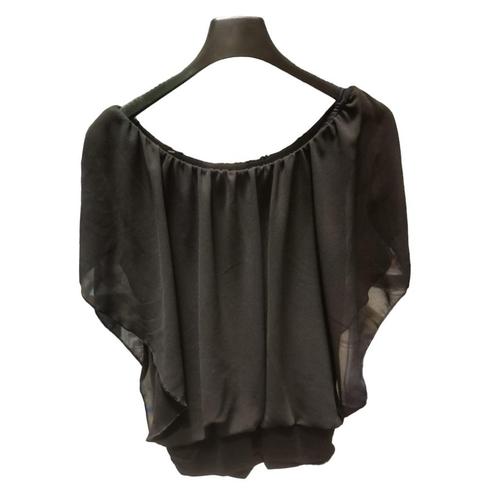 Vlinder blouse, Kleding | Dames, Blouses en Tunieken, Nieuw, Zwart, Verzenden