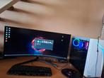 €1200 top gaming pc en gaming screen zo goed als nieuw., Computers en Software, Ophalen, Zo goed als nieuw, Gaming