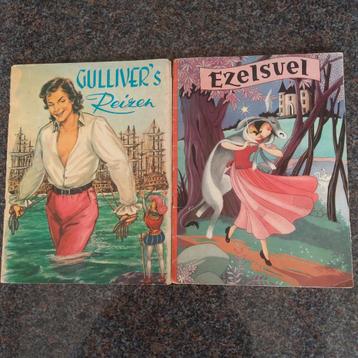 2 vintage sprookjesboeken. Jaren 1950- 60.