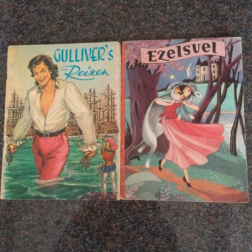 2 vintage sprookjesboeken. Jaren 1950- 60., Verzamelen, Stripfiguren, Zo goed als nieuw, Ophalen of Verzenden