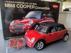 Mini-Cooper Convertible 1/12., Hobby en Vrije tijd, Modelauto's | 1:5 tot 1:12, Ophalen of Verzenden, Zo goed als nieuw