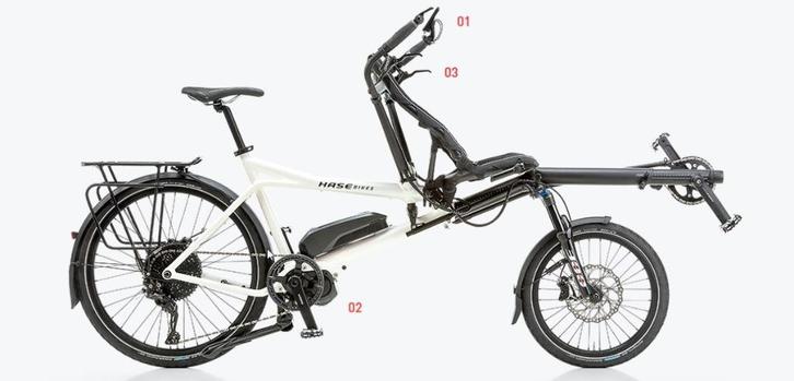 Tandem Hase pino steps, nieuw, Fietsen en Brommers, Overige Fietsen en Brommers, Nieuw, Ophalen