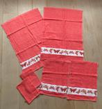 Set handdoeken, gastendoeken en washanden Vlinders, Ophalen of Verzenden, Nieuw, Roze, Handdoek