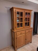 Vitrinekast massief eik, Huis en Inrichting, Kasten | Buffetkasten, Ophalen