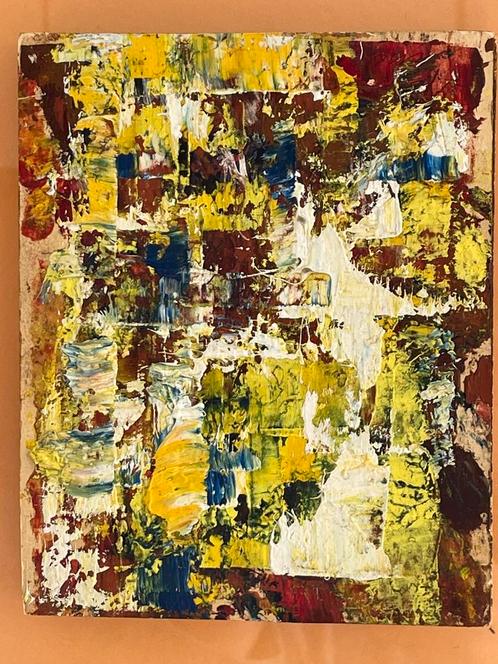 Abstract schilderij Marcel Delmotte,  1961, Antiek en Kunst, Kunst | Schilderijen | Abstract, Ophalen