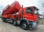 DAF CF 85.360 8x4 LAGRAM (Bekker) 18m³ KOLKENZUIGER / HYDRO, Auto's, Vrachtwagens, Euro 5, Achterwielaandrijving, 360 pk, Overige kleuren