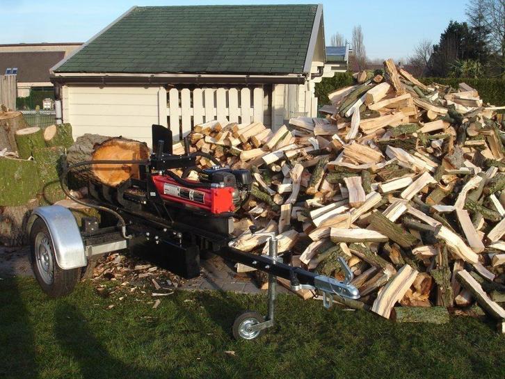 Houtkliever te huur, Tuin en Terras, Kloofmachines, Gebruikt, Handmatig, Benzine, Ophalen