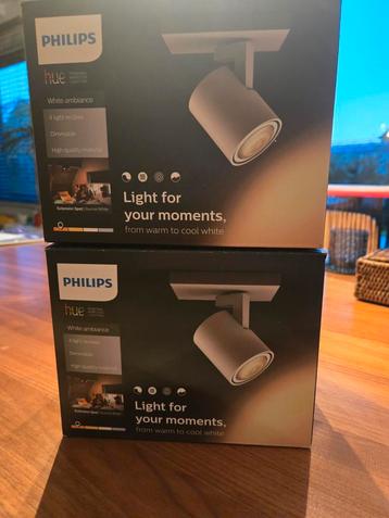 Hue white ambiance spot 2x  beschikbaar voor biedingen