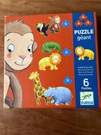 Djeco - 6 puzzels met grote stukken, Ophalen of Verzenden, 10 tot 50 stukjes, Zo goed als nieuw, 2 tot 4 jaar