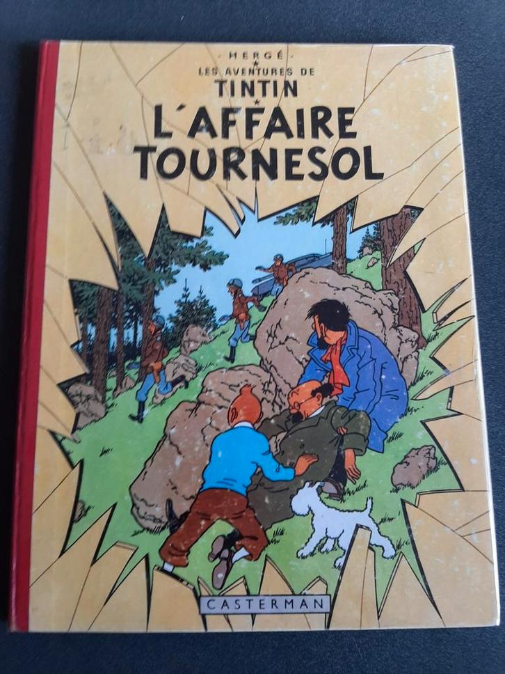 L'affaire Tournesol B19 EO 1956 TBE, Boeken, Stripverhalen, Zo goed als nieuw, Ophalen of Verzenden