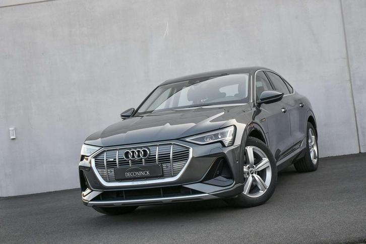 Audi e-tron 50 *QUATTRO*SPORTBACK*S-LINE*MEMORY*360 CAM*LEDE, Auto's, Audi, Bedrijf, Te koop, e-tron, 360° camera, 4x4, Adaptieve lichten