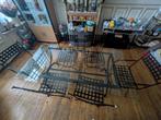 Glazen tafel met stoelen, Huis en Inrichting, Ophalen