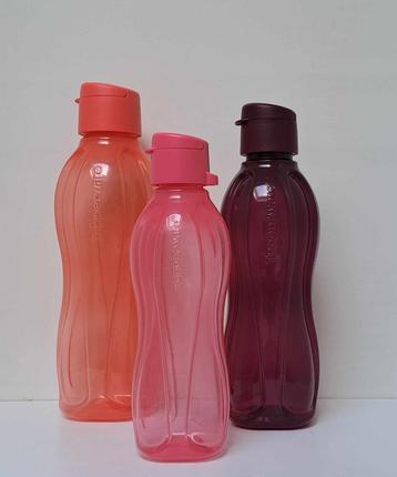 Tupperware™ « Set de 3 EcoPlus Flessen » Rood - Roze beschikbaar voor biedingen