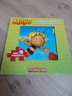Puzzelboek Maya - 5 puzzels - 16 stuks per puzzel, Kinderen en Baby's, Speelgoed | Kinderpuzzels, Zo goed als nieuw, Ophalen