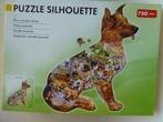 puzzel hond puzzle silhouette 750 stukjes, Ophalen of Verzenden, 500 t/m 1500 stukjes, Gebruikt, Legpuzzel