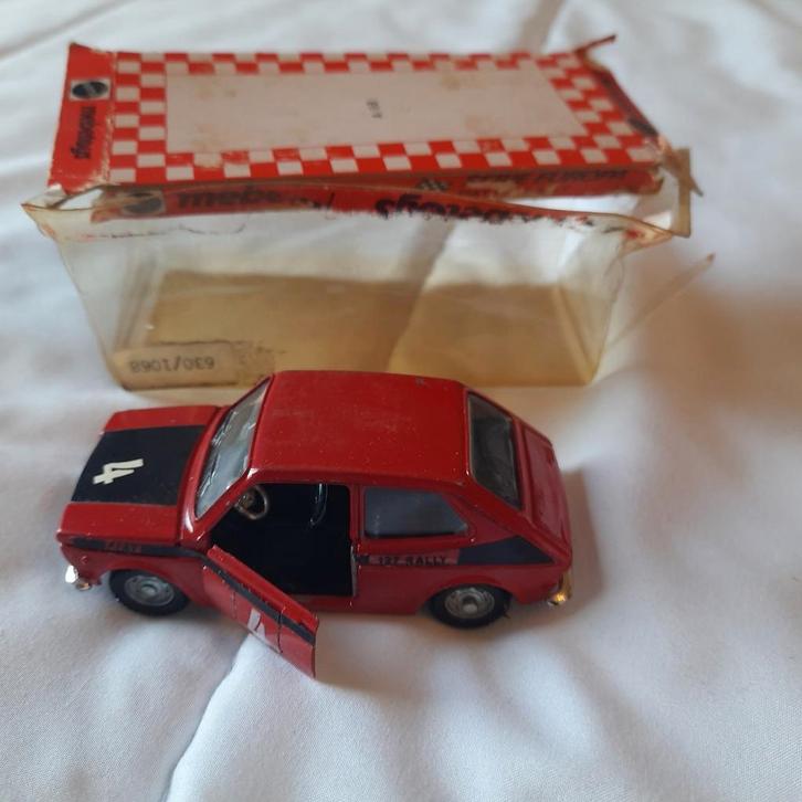 FIAT 127 RALLYE*1/43*MEBETOYS*VINTAGE*NIEUW-STAAT*, Hobby en Vrije tijd, Modelauto's | 1:43, Nieuw, Auto, Overige merken, Ophalen