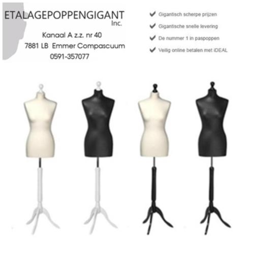 Paspop - Buste Div.Maten met Witte / Zwarte 3 Poot Nieuw EPG, Kleding | Dames, Trouwkleding en Trouwaccessoires, Nieuw, Accessoires