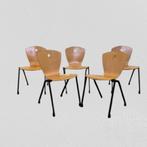 Set van 5 eetkamerstoelen, Huis en Inrichting, Overige kleuren, Ophalen of Verzenden, Vijf, Zes of meer stoelen, Metaal