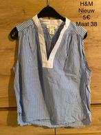 Topje H&M maat 38, Vêtements | Femmes, Tops, Taille 38/40 (M), Bleu, Sans manches, H&M